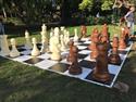 Plastične šahovske figure za igru na otvorenom