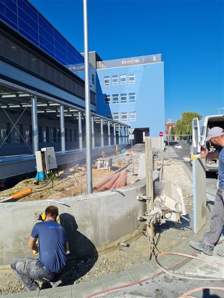 Rezanje betonskog zida